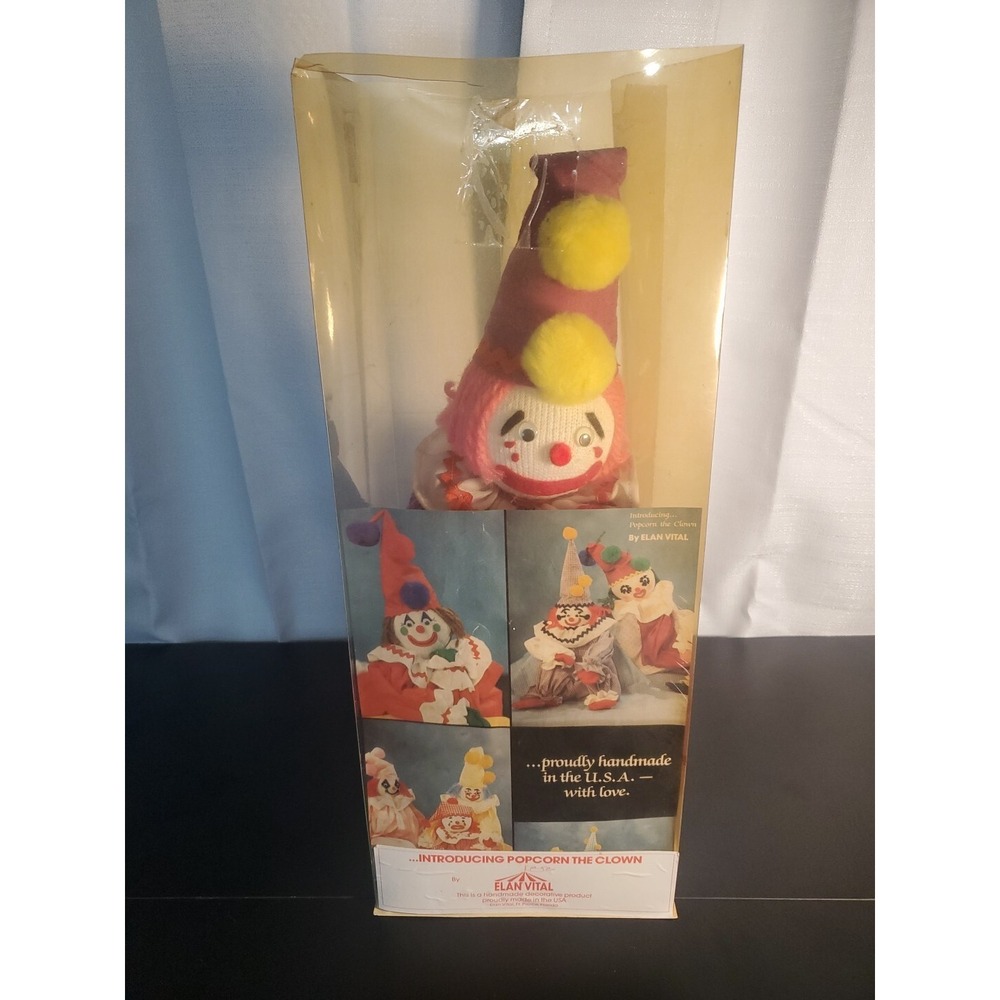 Vintage Rare Elan Vital's The Popcorn Clown